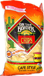 On the Border Tortilla Chips Cafe Style