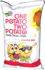 One Potato Two Potato Kettle Potato Chips Hawaiian BBQ