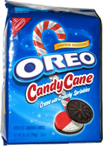 Oreo Candy Cane Creme with Crunchy Sprinkles