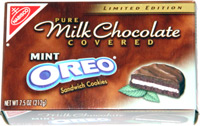 Pure Milk Chocolate Covered Mint Oreo