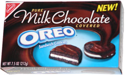 Pure Milk Chocolate Covered Oreo Sandwich Cookies