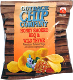 Outback Chip Company Honey Smoked BBQ & Wild Thyme Premium Potato Chips