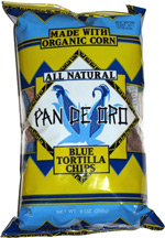 Pan De Oro Blue Tortilla Chips