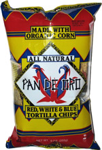 Pan De Oro Red, White & Blue Tortilla Chips