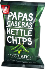 Papas Caseras Kettle Chips Serrano