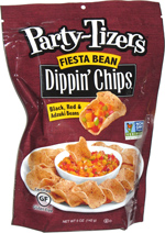 Party-Tizers Fiesta Bean Dippin' Chips Black, Red & Adzuki Beans