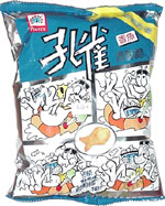 Peacock fish-shaped chips
