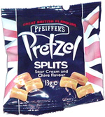Pfeiffer's Sour Cream and Chive Flavour Pretzel Splits