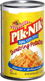 Pik-Nik 50% Less Salt Shoestring Potatoes