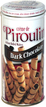 Crème de Pirouline Artisan Rolled Wafers Dark Chocolate