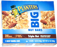Planters Big Nut Bars Triple Nut