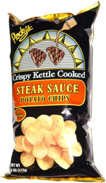 Plocky's Crispy Kettle Cooked Steak Sauce Potato Chips