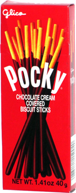 Pocky Chocolate Cream Covered Biscuit Sticks