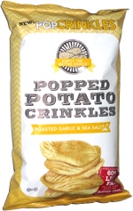 PopCrinkles Roasted Garlic & Sea Salt