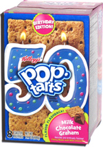 Pop-Tarts Birthday Edition Milk Chocolate Graham