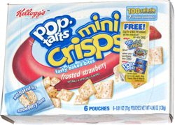 Pop-Tarts Mini Crisps Frosted Strawberry