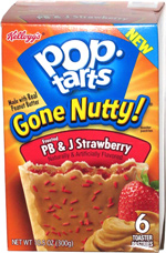 Pop-Tarts Gone Nutty! Frosted PB & J Strawberry