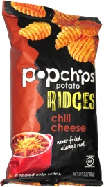 Popchips Potato Ridges Chili Cheese
