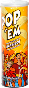 Pop 'Em Barbecue Flavored Potato Crisps