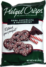 Pretzel Crisps Dark Chocolate & Peppermint