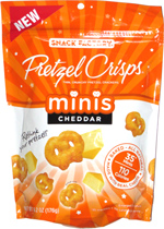 Pretzel Crisps Minis Cheddar