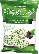 Pretzel Crisps Mint Chocolate Crunch