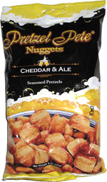 Pretzel Pete Gourmet Pretzel Nuggets Cheddar & Ale