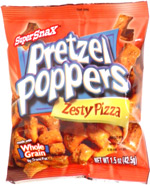 SuperSnax Pretzel Poppers Zesty Pizza