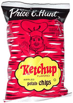 Price E. Hunt Ketchup Rippled Potato Chips