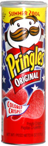 Pringles Original Colored Crisps Red Summer 2004