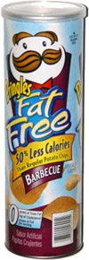 Pringles Fat Free Barbecue Potato Crisps