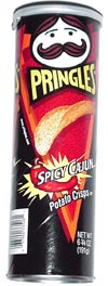 Pringles Spicy Cajun Potato Crisps