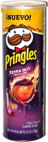 Pringles Extra Hot Chili & Lime