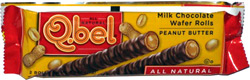 Q.bel Milk Chocolate Wafer Rolls Peanut Butter