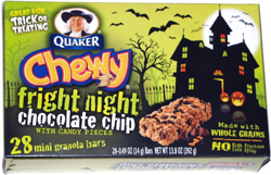 Quaker Chewy Fright Night Chocolate Chip with Candy Pieces