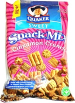 Quaker Sweet Snack Mix Cinnamon Crunch