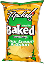 Rachel's Naturally Baked Potato Crisps Sour Cream & Onion