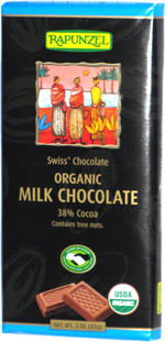 Rapunzel Swiss Chocolate Organic Milk Chocolate
