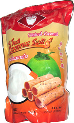 Red Bowl Thai Coconut Rolls Natural Coconut
