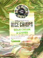 Red Rock Deli Deli-Style Rice Crisps Sour Cream & Chive