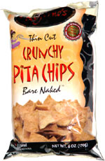 Regenie's Thin Cut Crunchy Pita Chips Bare Naked