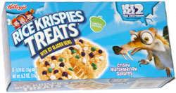 Rice Krispies Treats with Icy Glacier Gems