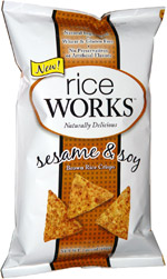 Rice Works Sesame & Soy Brown Rice Crisps
