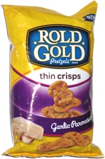 Rold Gold Pretzels Thin Crisps Garlic Parmesan
