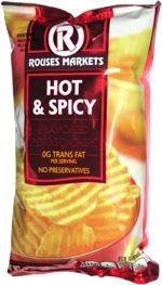 Rouses Markets Hot & Spicy Flavored Potato Chips