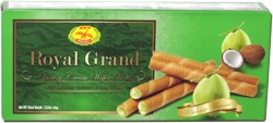 Dragonfly Royal Grand Luxury Cream Wafer Rolls Coconut