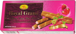 Dragonfly Royal Grand Luxury Cream Wafer Rolls Strawberry