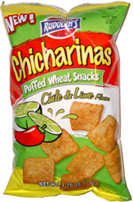 Rudolph's Chicharinas Puffed Wheat Snacks Chile & Lime Flavor