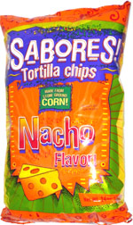 Sabores Tortilla Chips Nacho Flavor