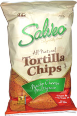 Salveo Tortilla Chips Nacho Cheese Multigrain